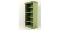 Storage Shelf with Shelves and Decorative Moldings - Scale 1/12